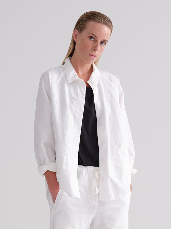 kristensen du nord Cotton Hemp Shirt Jacket