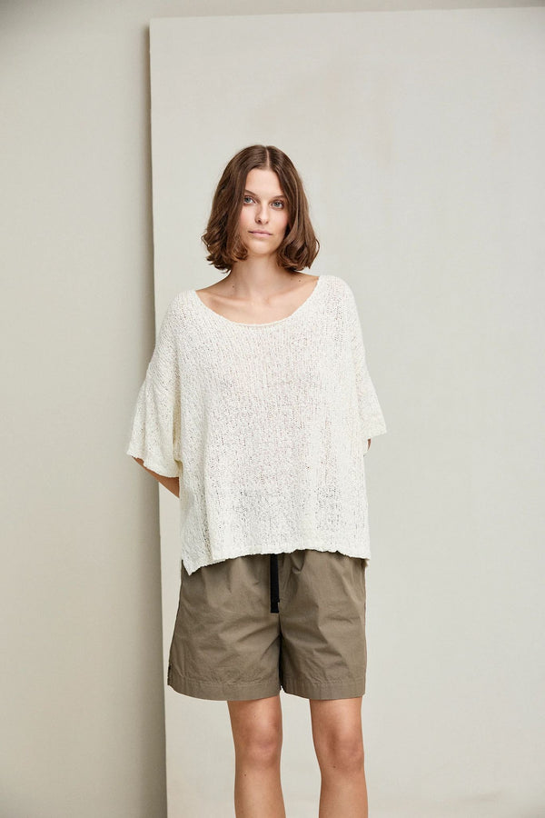 Kristensen Du Nord Cotton Linen Silk Tee