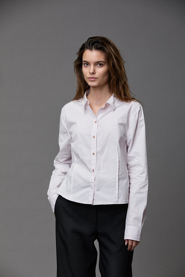 Kristensen Du Nord Cotton Stretch Short Shirt