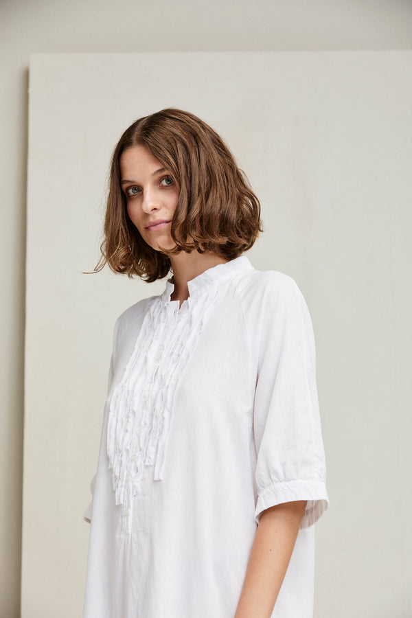 Kristensen Du Nord Cotton Voile Shirt Dress