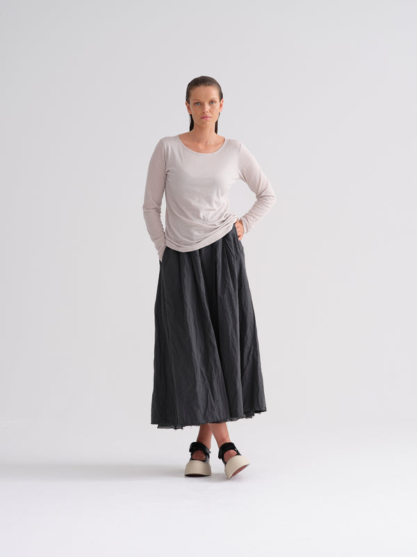 Kristensen Du Nord Crinkled Cotton Skirt