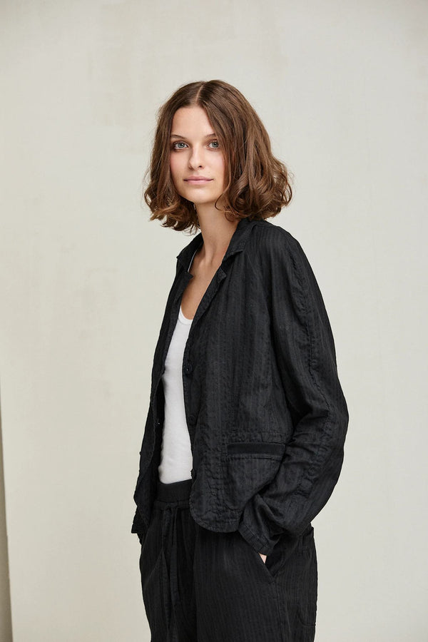 Kristensen Du Nord Crinkled Stripe Jacket