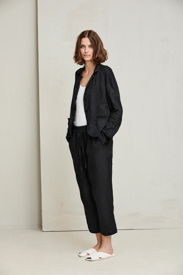 Kristensen Du Nord Crinkled Stripe Pants