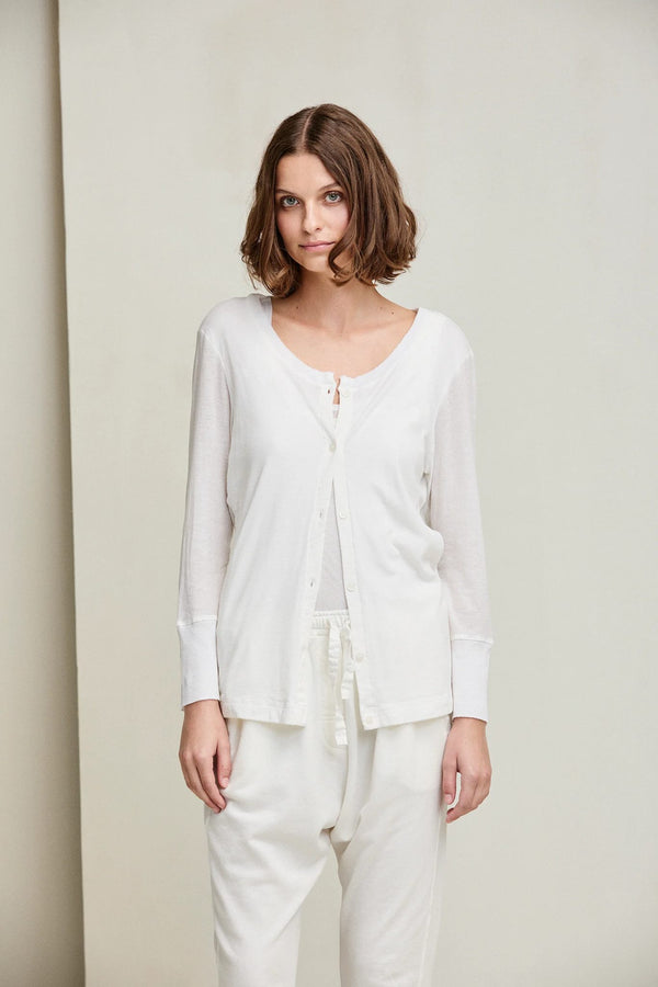 Kristensen Du Nord Doppio Crepe Cardigan