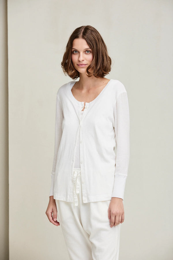 Kristensen Du Nord Doppio Crepe Cardigan