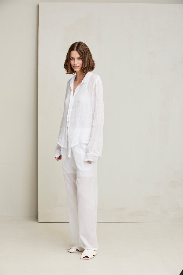 Kristensen Du Nord Linen Gauze Shirt