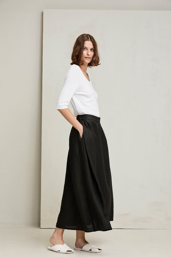 kristensen du nord Linen Skirt