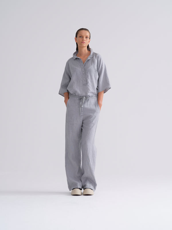 kristensen du nord Linen Wide Pants