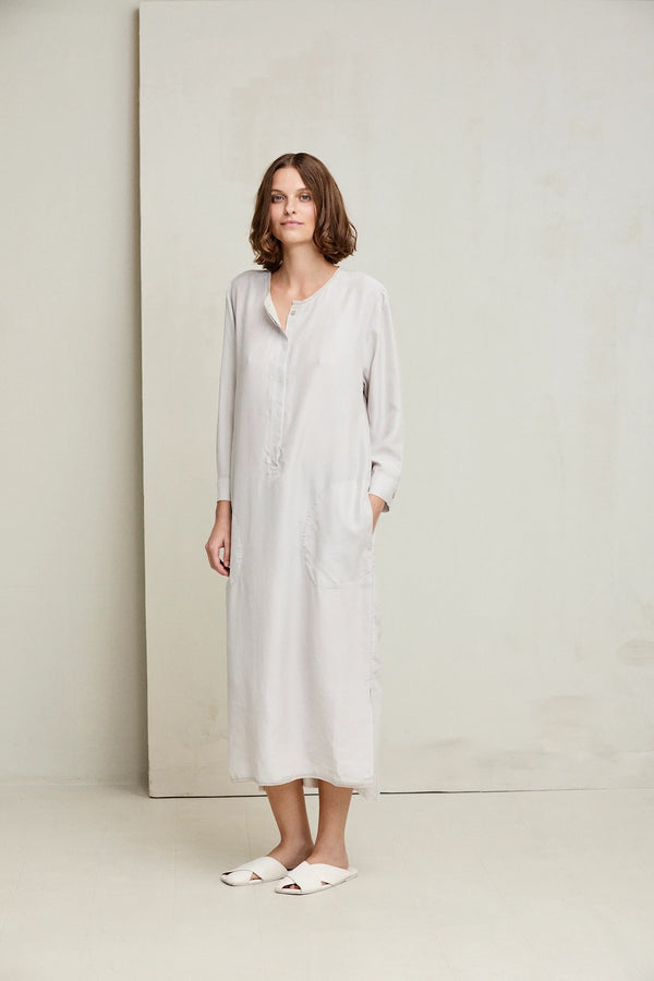 Kristensen Du Nord Silk Habotai Shirt Dress