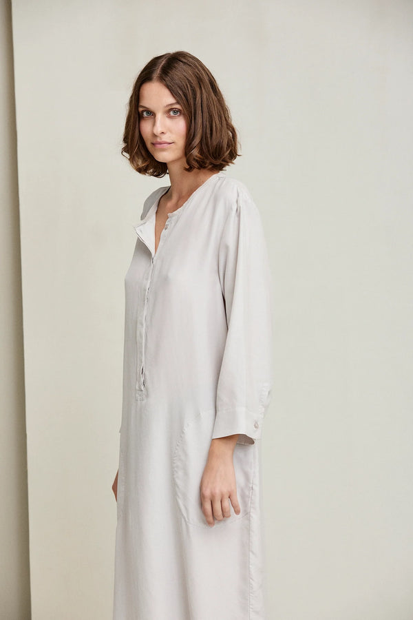 Kristensen Du Nord Silk Habotai Shirt Dress