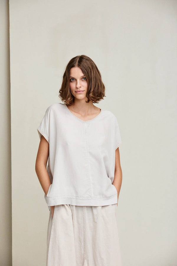 Kristensen Du Nord Silk Habotai Top