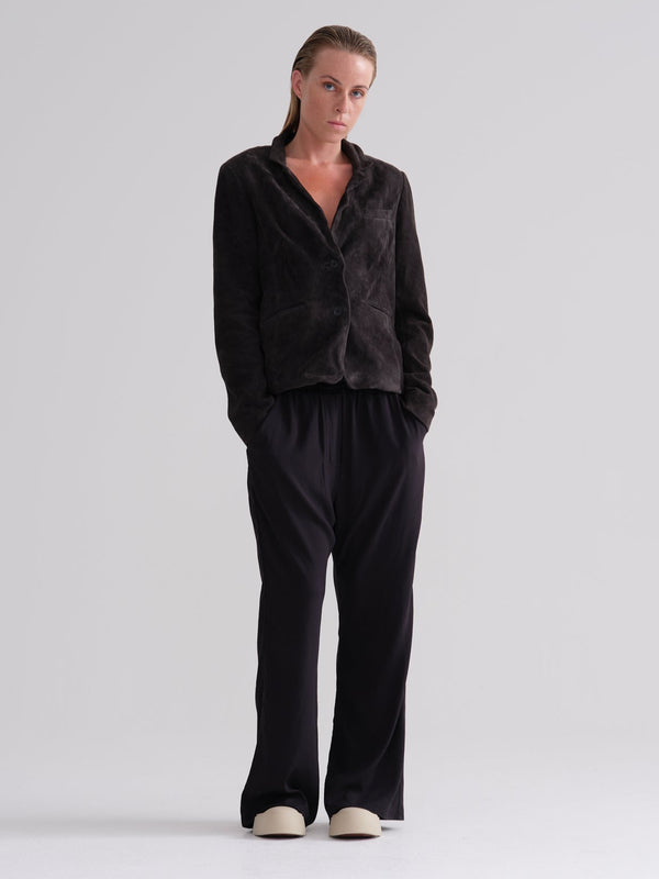 Kristensen Du Nord Silk Satin Flair Pants