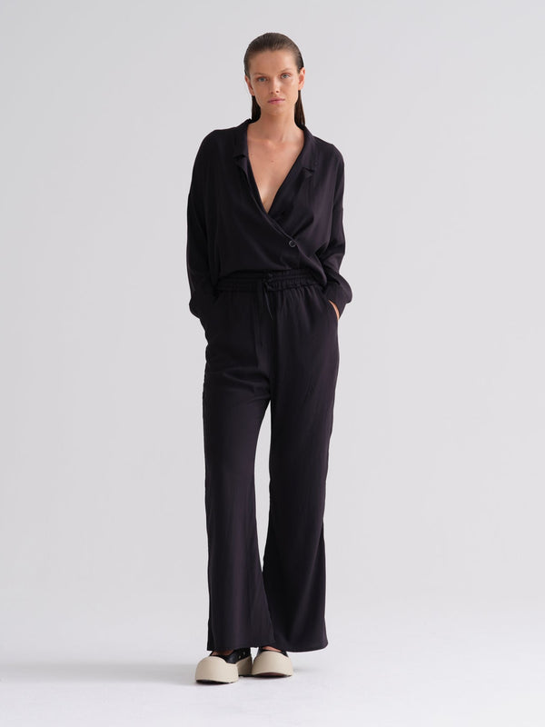 kristensen du nord Silk Satin Flair Pants