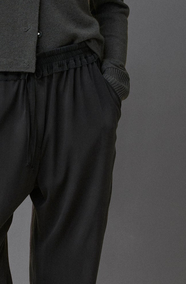 Kristensen Du Nord Silk Satin Flaired Pants