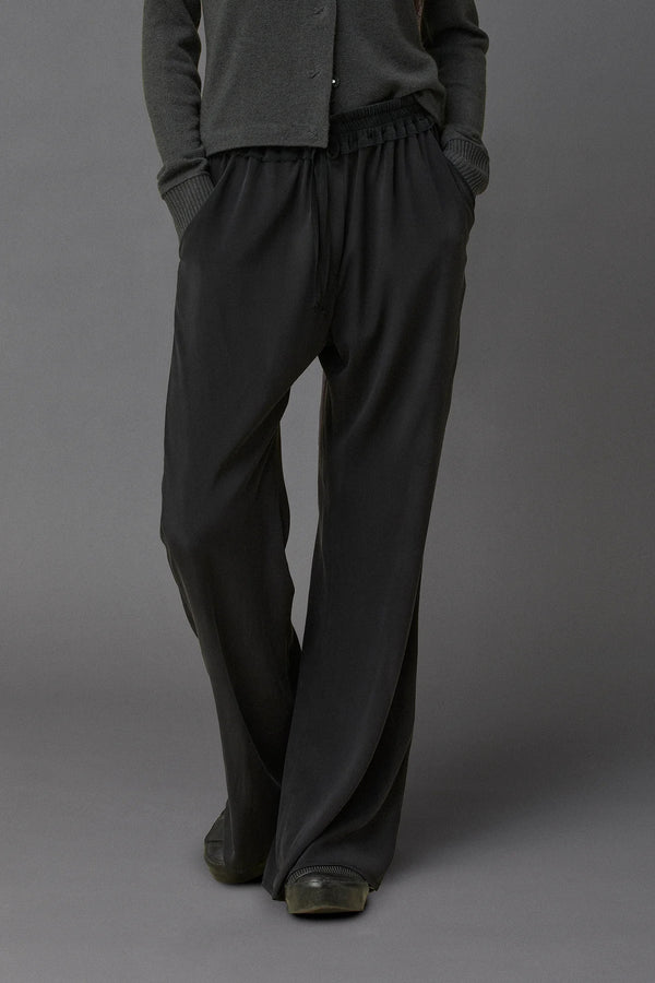 kristensen du nord Silk Satin Flaired Pants