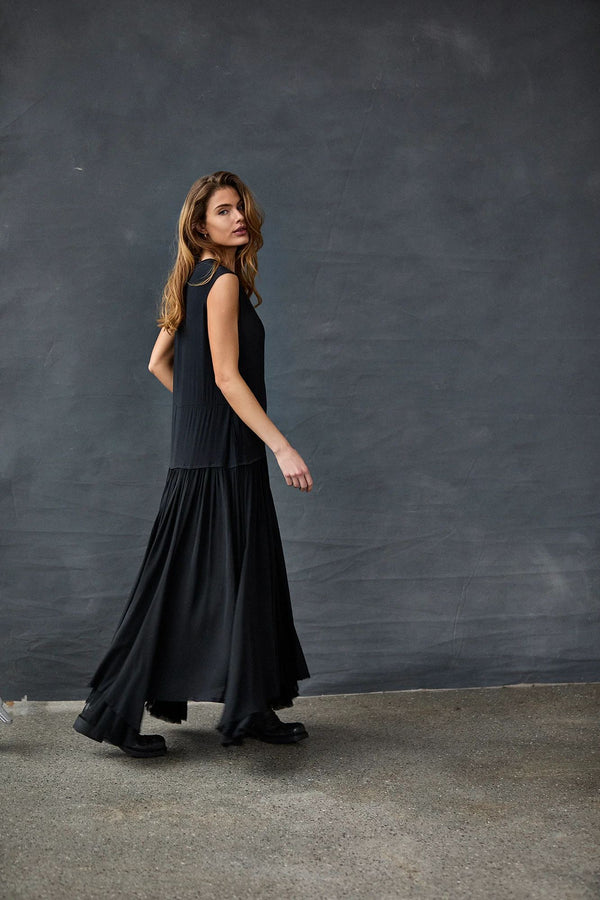 Kristensen Du Nord Silk Satin Floaty Dress