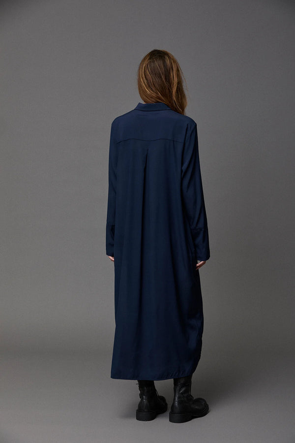 Kristensen Du Nord Silk Satin Frill Dress