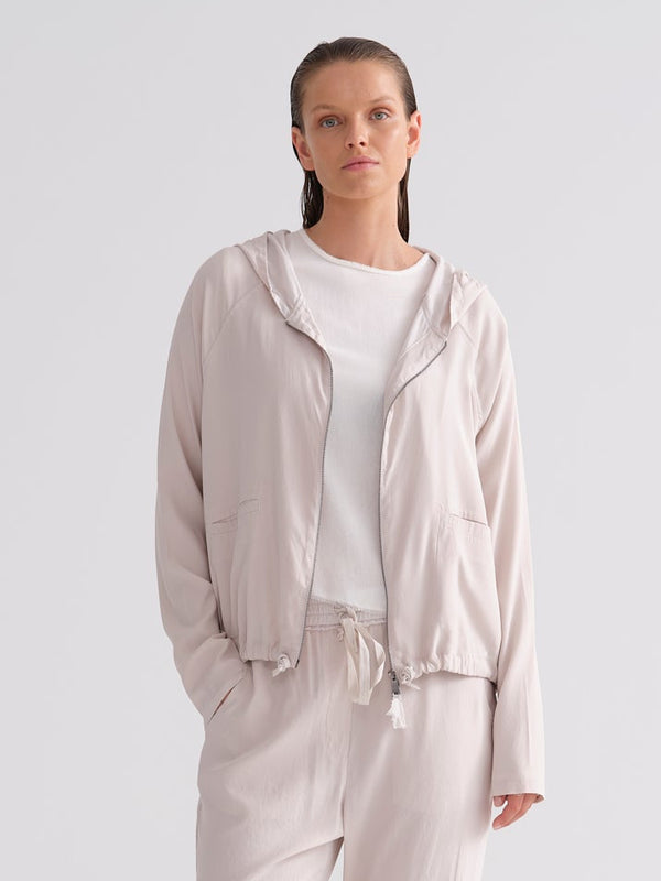 Kristensen Du Nord Silk Satin Hoodie