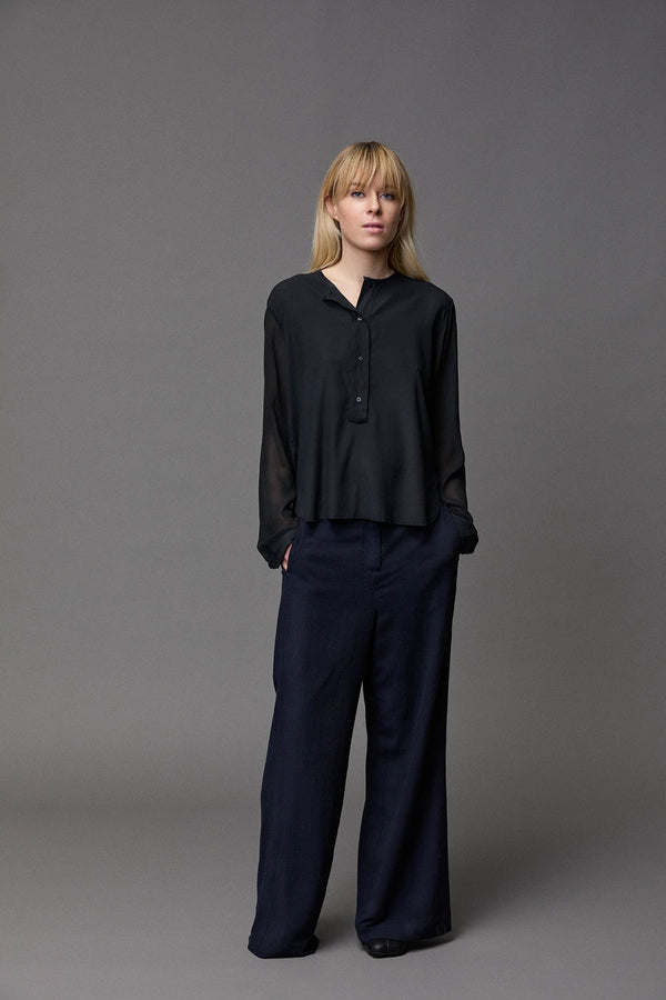 Kristensen Du Nord Silk Satin Shirt