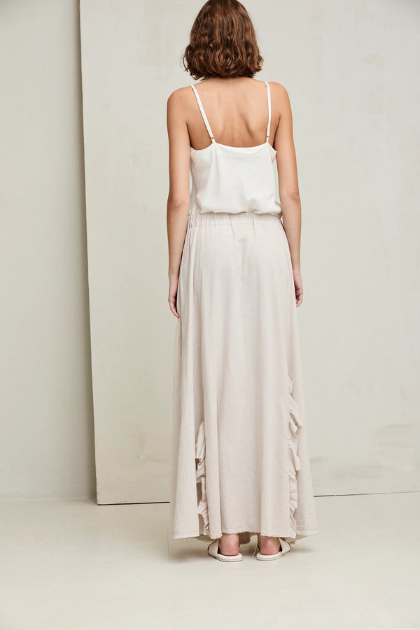 Kristensen Du Nord Silk Satin Strap Top