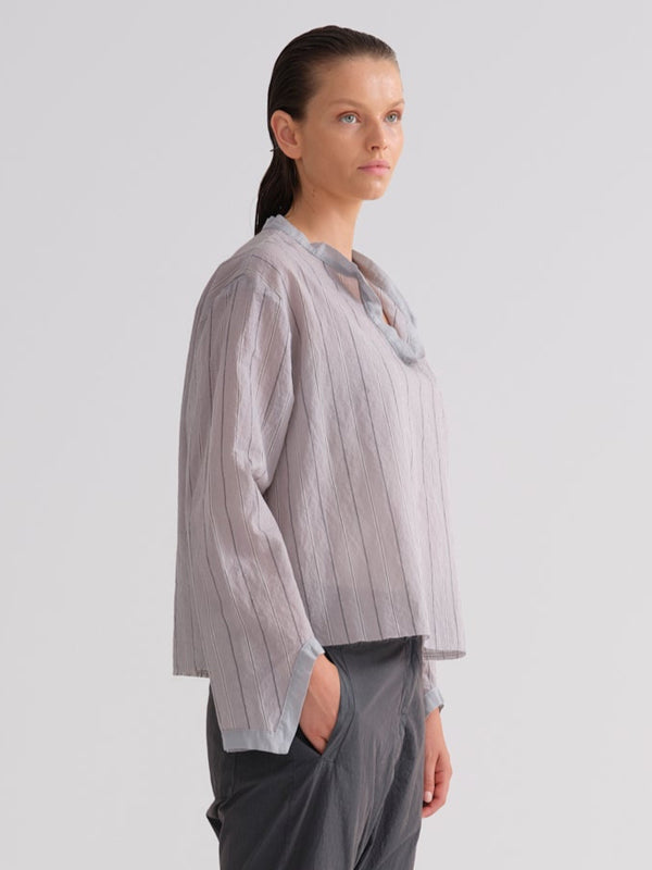 Kristensen Du Nord Striped Cotton Blouse