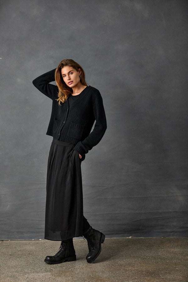 Kristensen Du Nord Two Toned Cashmere Cardigan