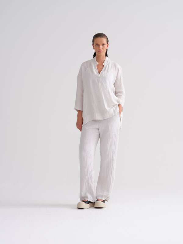 Kristensen Du Nord Wide Linen Pants