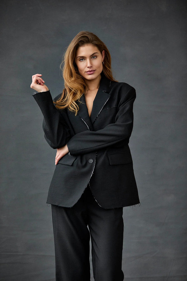 kristensen du nord Wool Twill Double Blazer