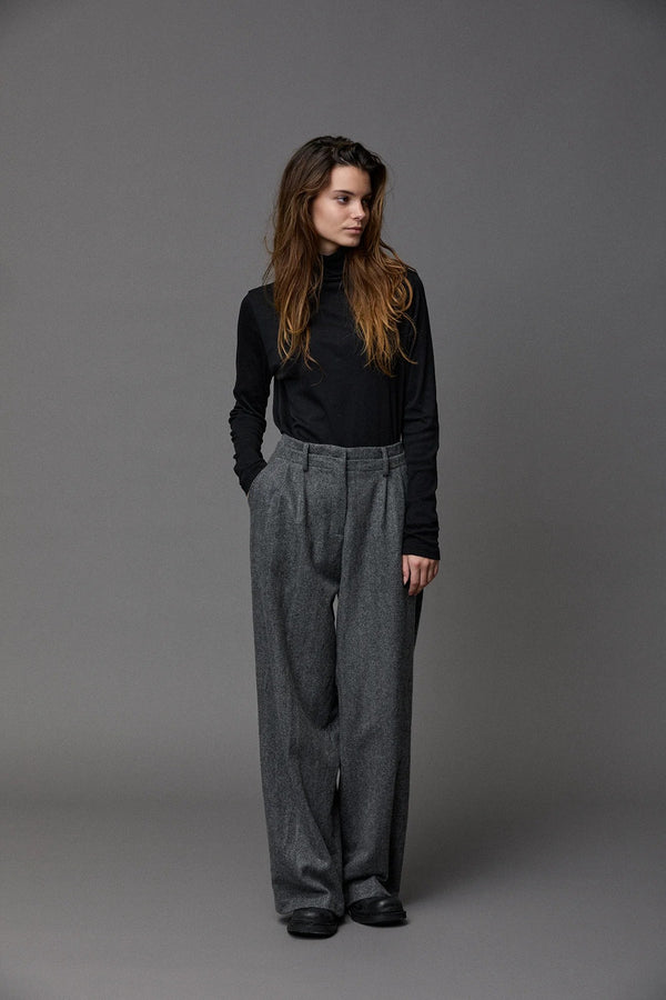 Kristensen Du Nord Wooly Herringbone Pants