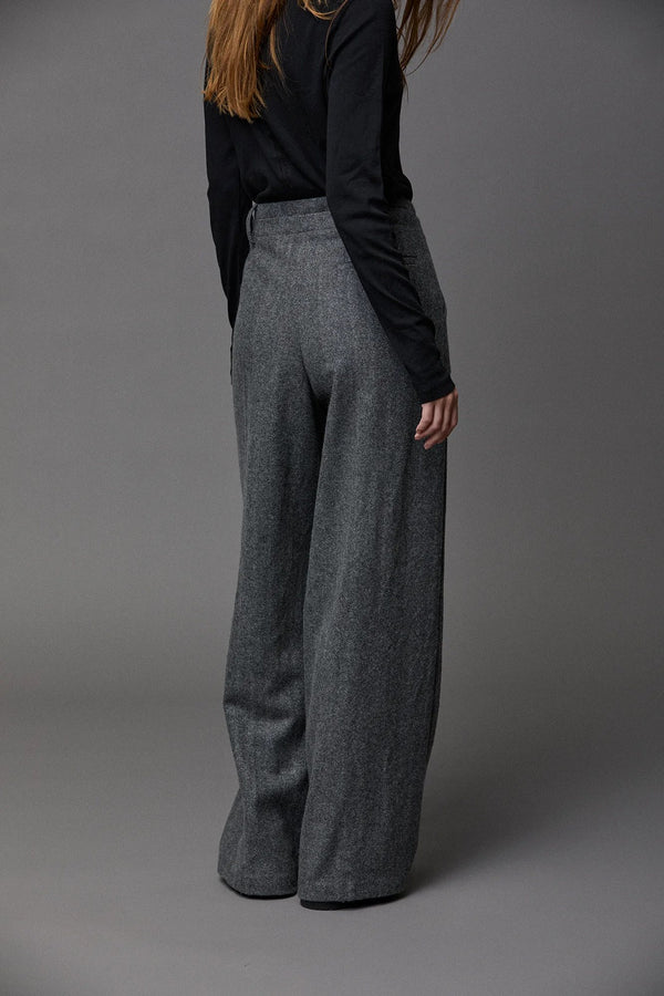 Kristensen Du Nord Wooly Herringbone Pants