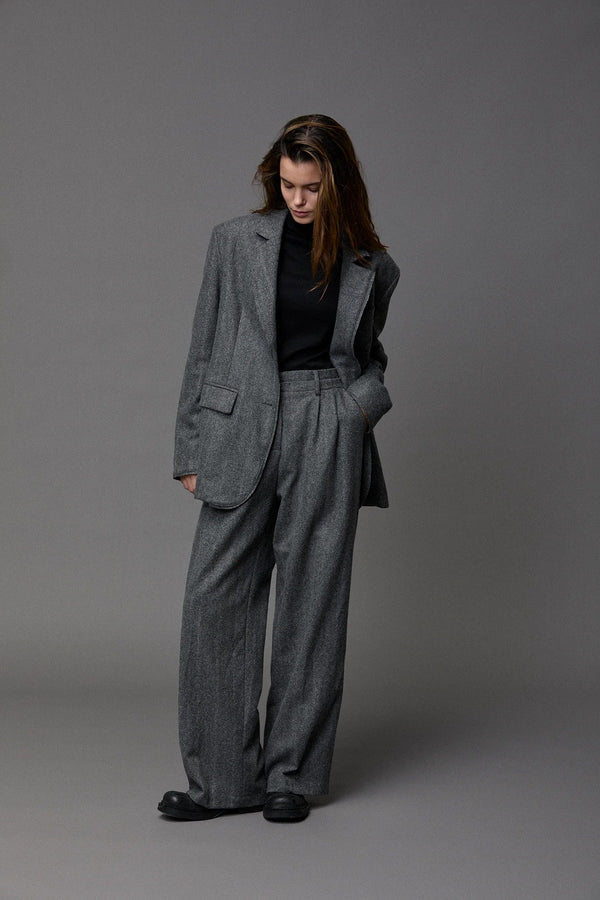 kristensen du nord Wooly Herringbone Pants