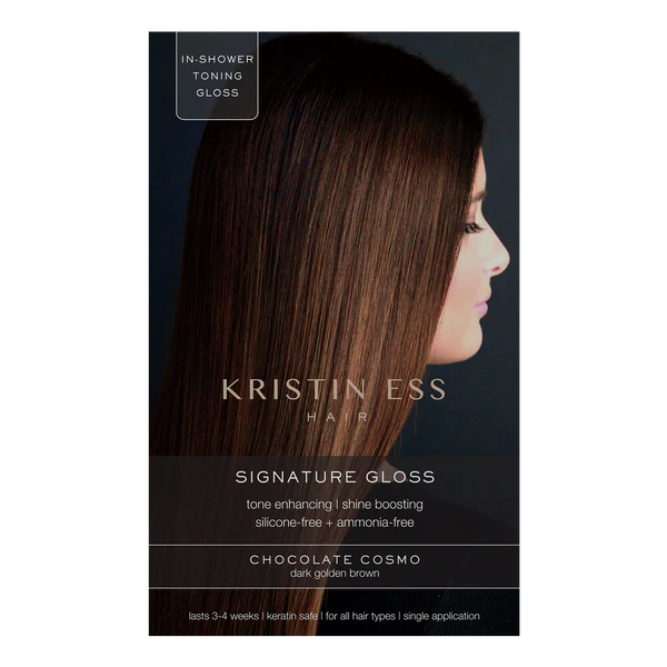 kristin ess Dark Golden Brown Signature Hair Gloss - Chocolate Cosmo