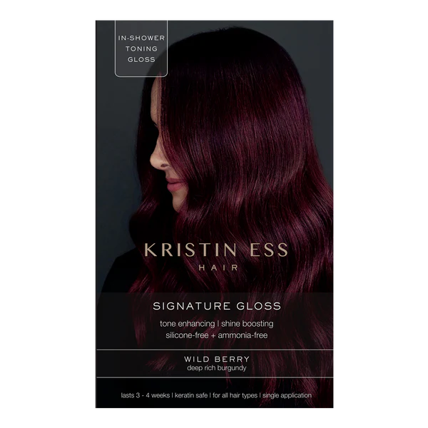 kristin ess Deep Rich Burgundy Signature Hair Gloss - Wild Berry