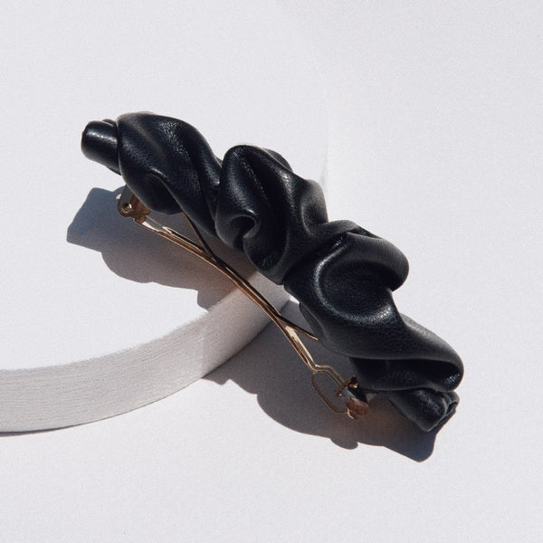 Kristin Ess Hair Accessories Vegan Leather Barrette