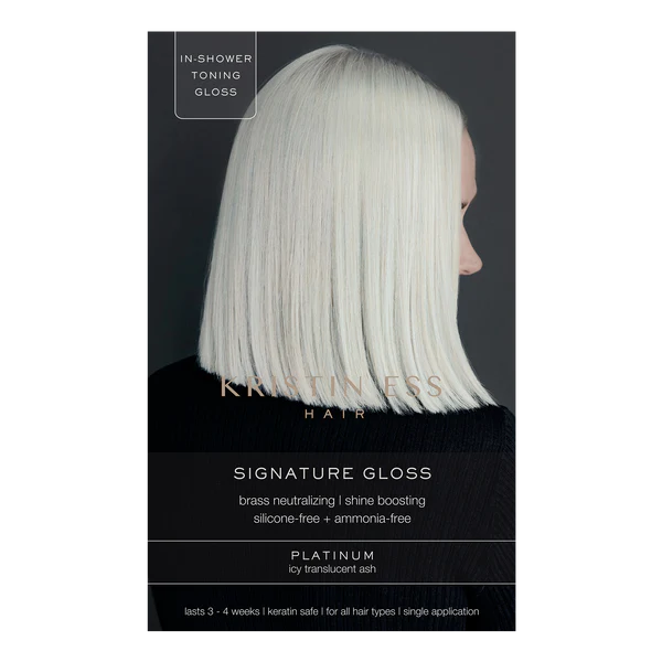 kristin ess Icy Translucent Ash Signature Hair Gloss - Platinum