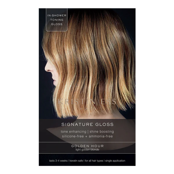 Kristin Ess Light Golden Blonde Signature Hair Gloss - Golden Hour