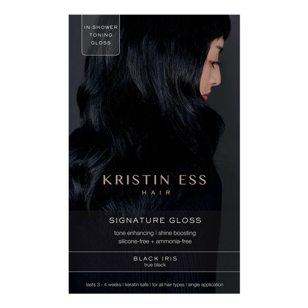 kristin ess True Black Signature Hair Gloss - Black Iris