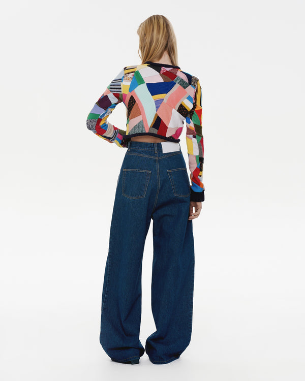 Ksenia Schnaider 90's Patchwork Cardigan