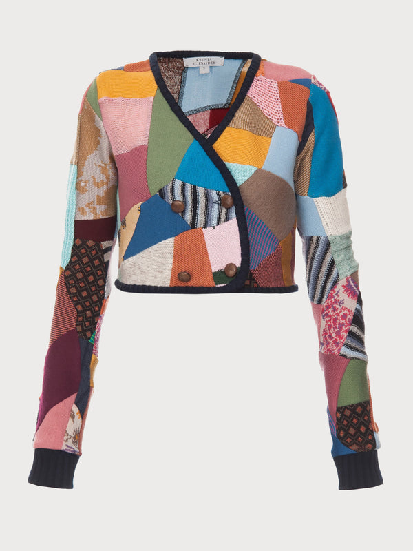 Ksenia Schnaider 90's Patchwork Cardigan