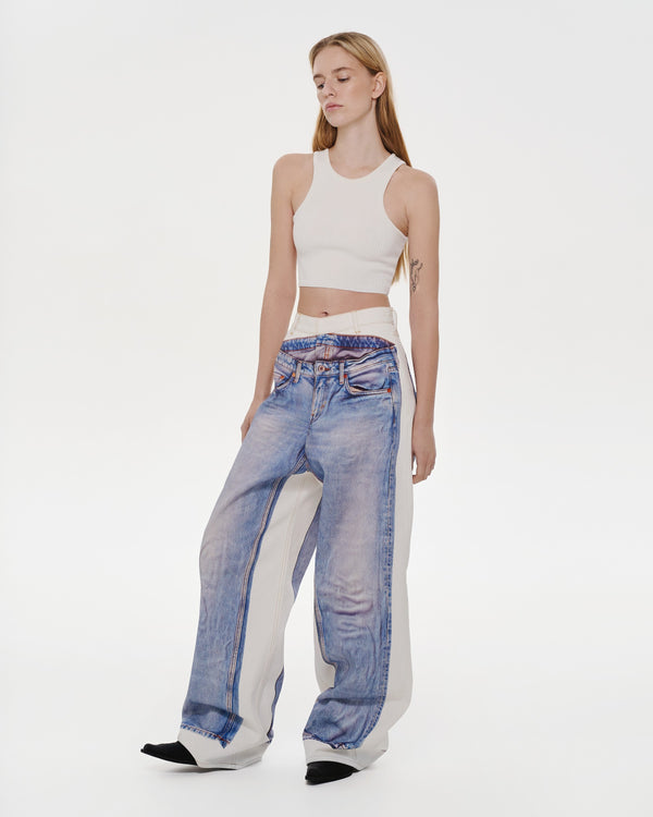 Ksenia Schnaider Augmented Jeans