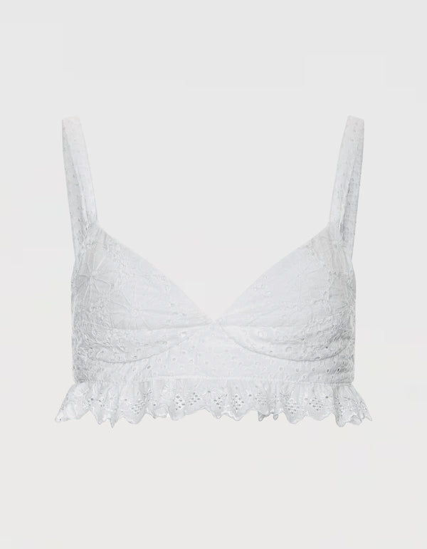 Ksenia Schnaider Broderie Anglaise Bra Top