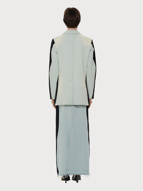 Ksenia Schnaider Denim Jacket With Vintage Effect