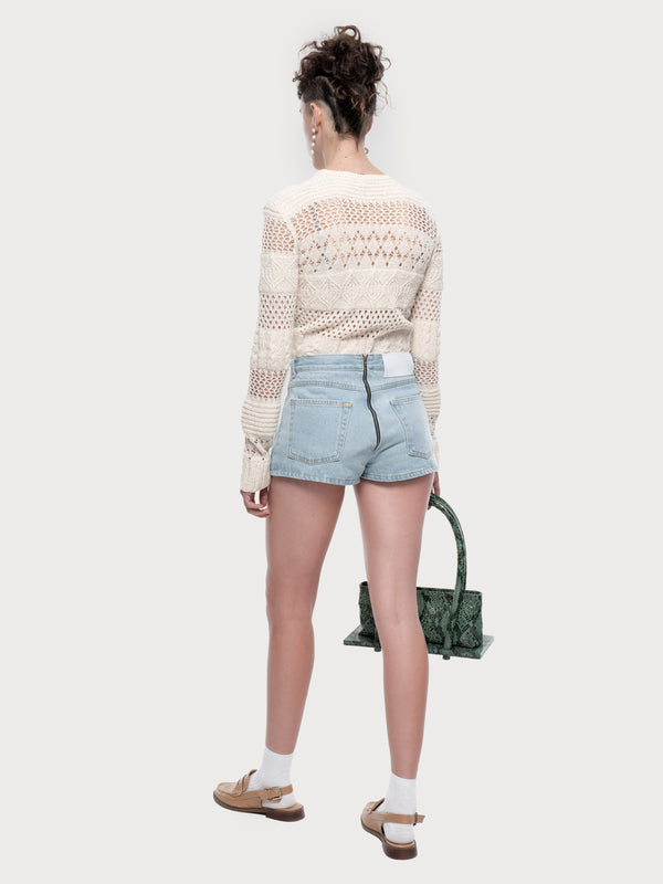 Ksenia Schnaider Denim Mini Skort