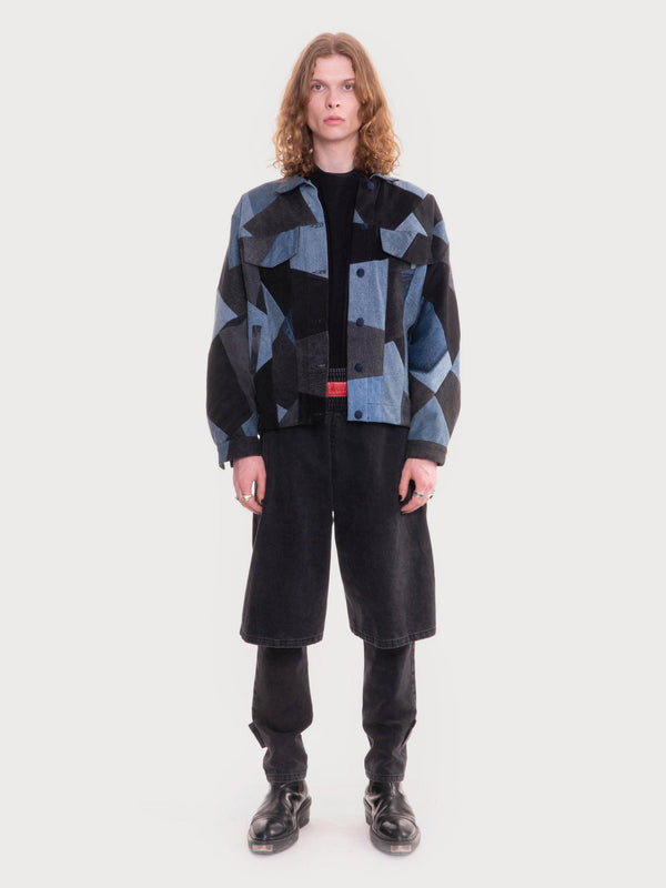 ksenia schnaider Denim Patchwork Jacket