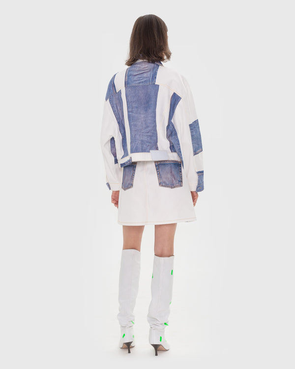 Ksenia Schnaider Denim Puzzle Jacket