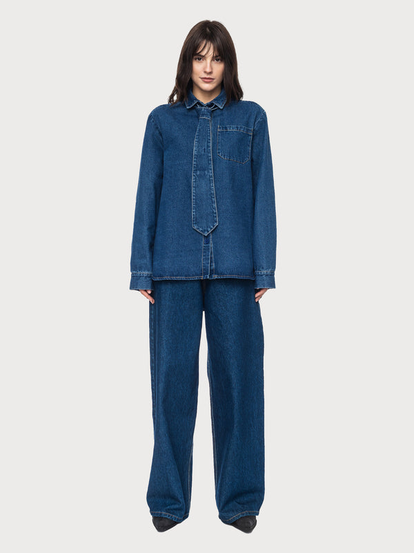 ksenia schnaider Denim Tie