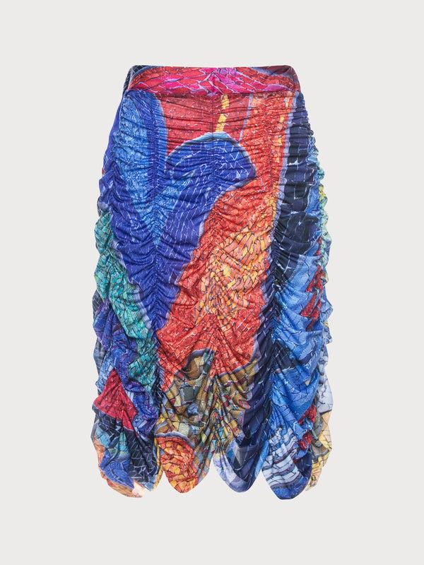 ksenia schnaider Draped Mosaic Skirt