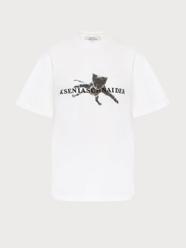 Ksenia Schnaider Flying Kitten T-shirt