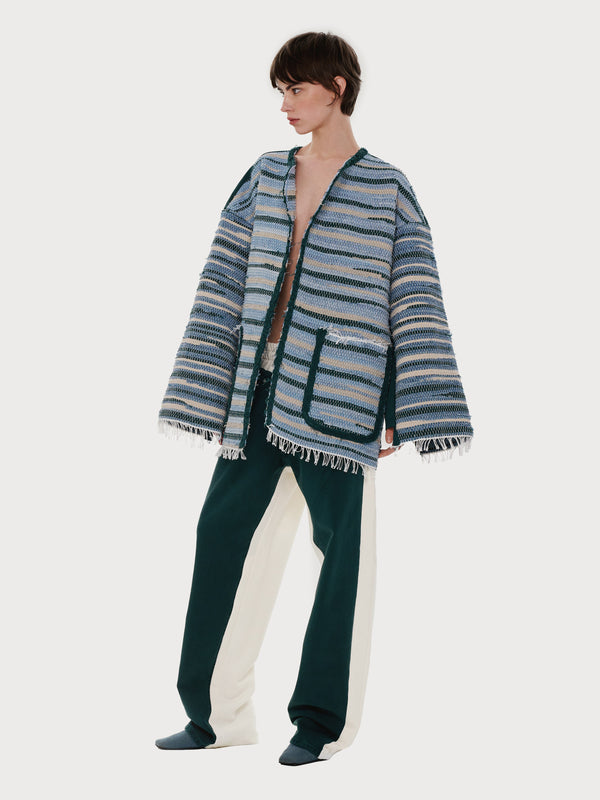 Ksenia Schnaider Hand-crafted Zero Waste Poncho