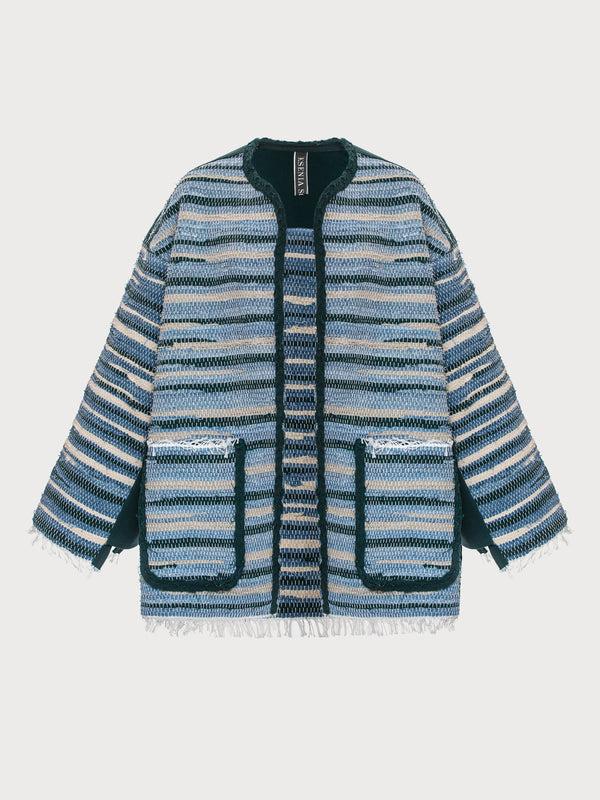 Ksenia Schnaider Hand-crafted Zero Waste Poncho